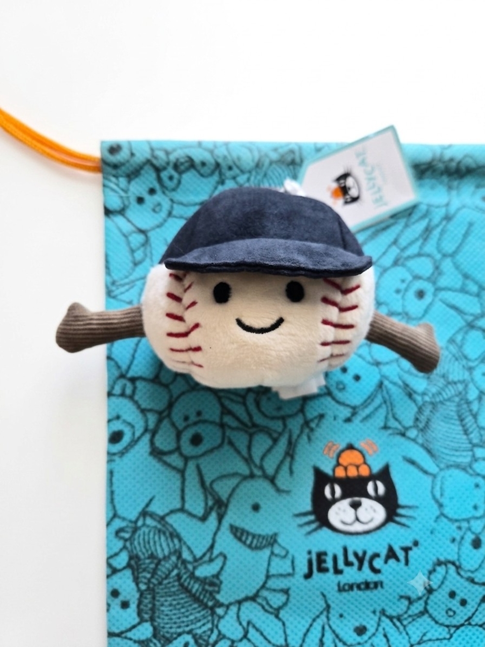 Jellycat Baseball Bag Charm